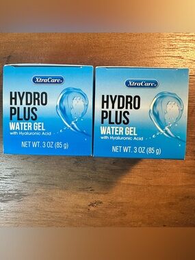 XtraCare 2pk Hydro Plus Water Gel W/ Hyaluronic Acid Hydrating 3 Oz Each BNIB